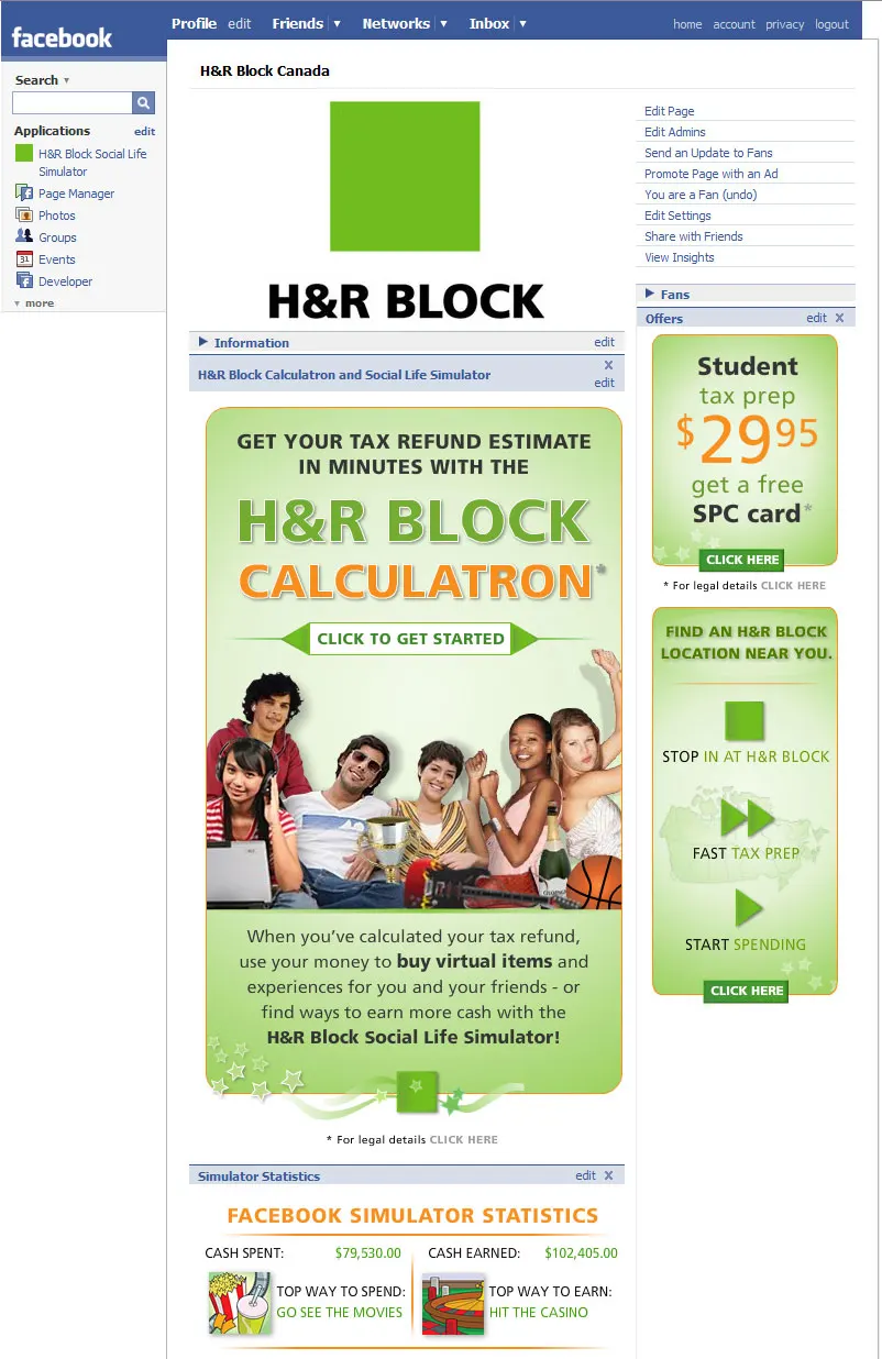 H&R Block Calculatron (image 1)