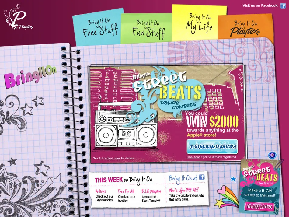 Playtex Street Beat Contest