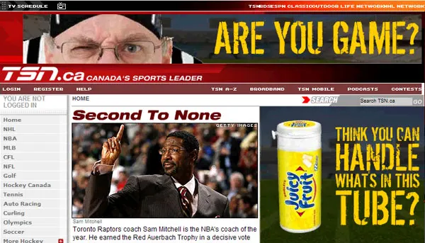 Juicy Fruit Synchronized Interactive Banners (image 1)