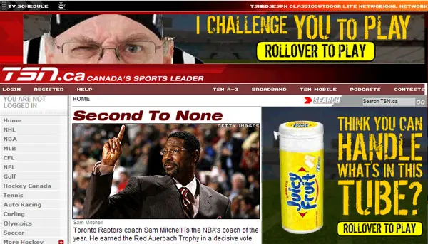 Juicy Fruit Synchronized Interactive Banners (image 2)