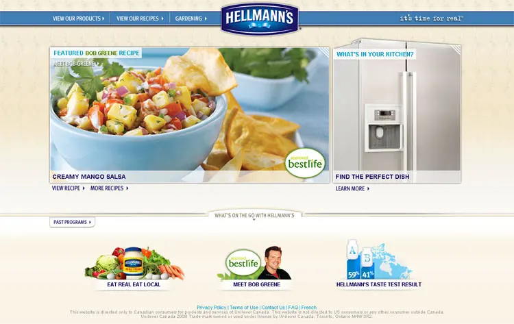 Hellmanns.ca redesign