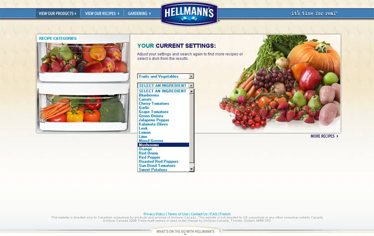 Hellmanns.ca redesign (image 3)