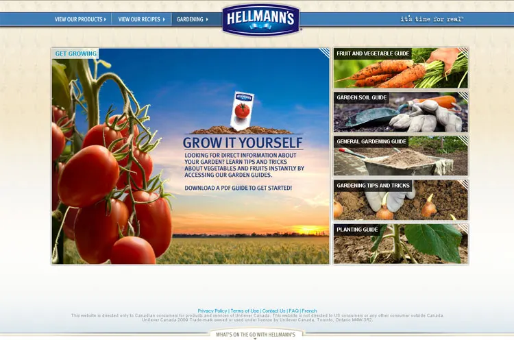Hellmanns.ca redesign (image 8)