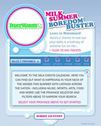 MILK Summer Bordem App (image 3)