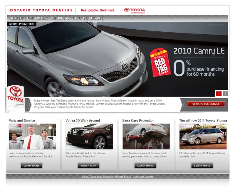 RealToyota.ca Redesign