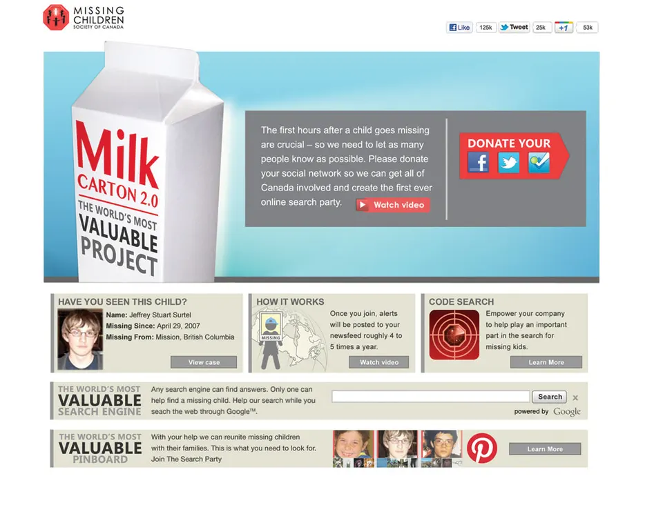Milk Carton 2.0: The Worlds Most Valuable Social Network
