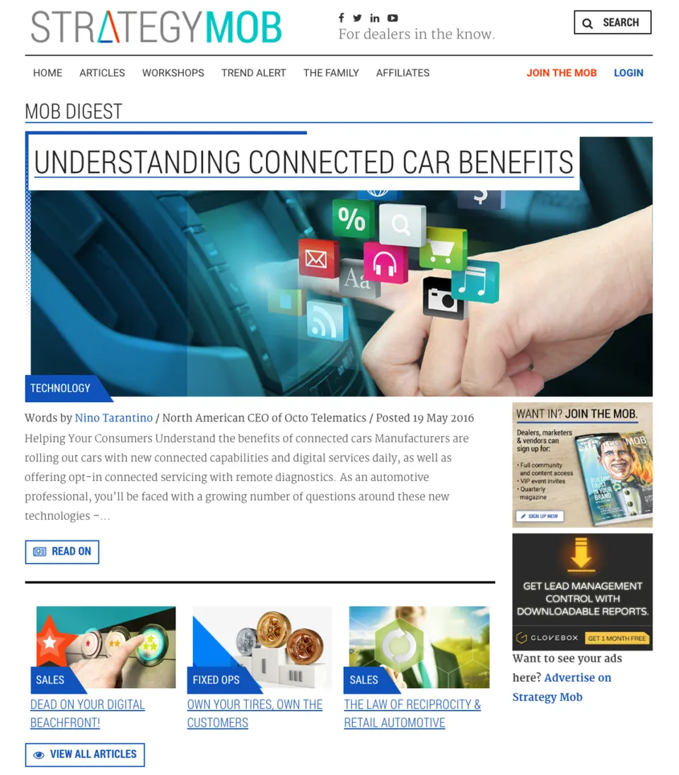 StrategyMob.com – Home Page