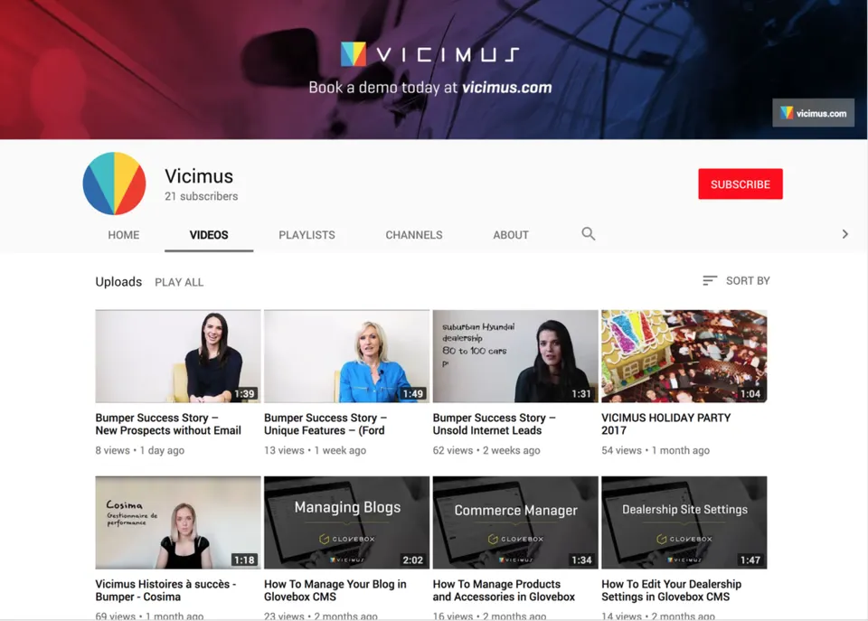 Vicimus YouTube Channel.
