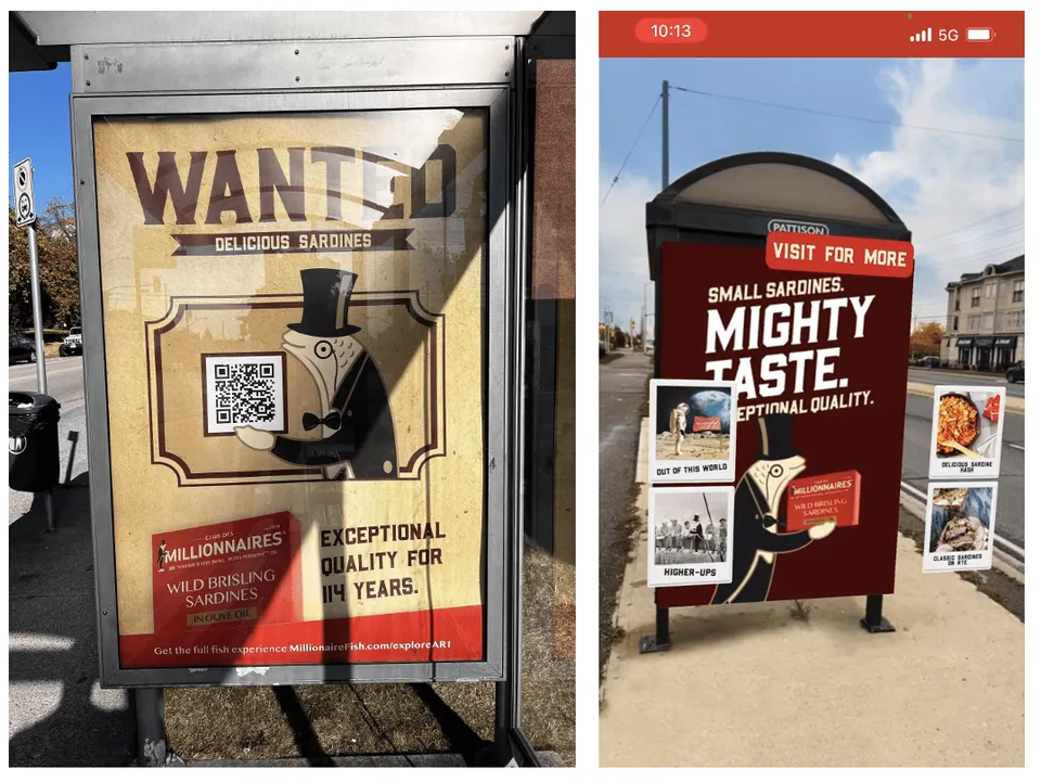 Club Des Millionnaires AR Bus Shelter