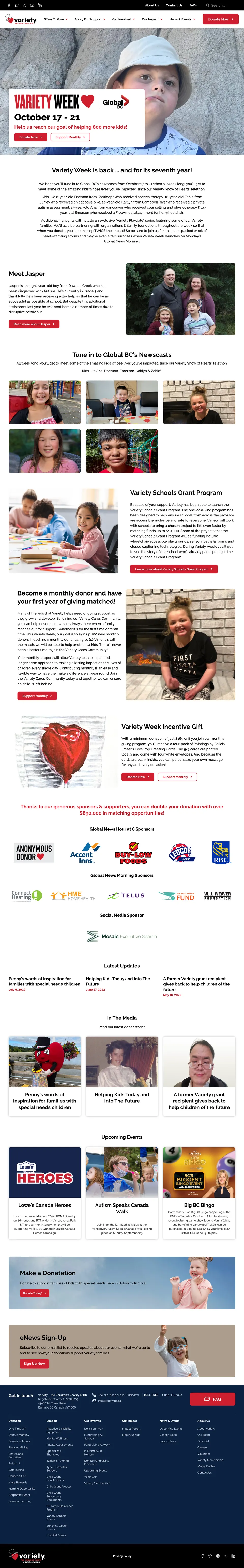 Variety.bc.ca Redesign (image 10)