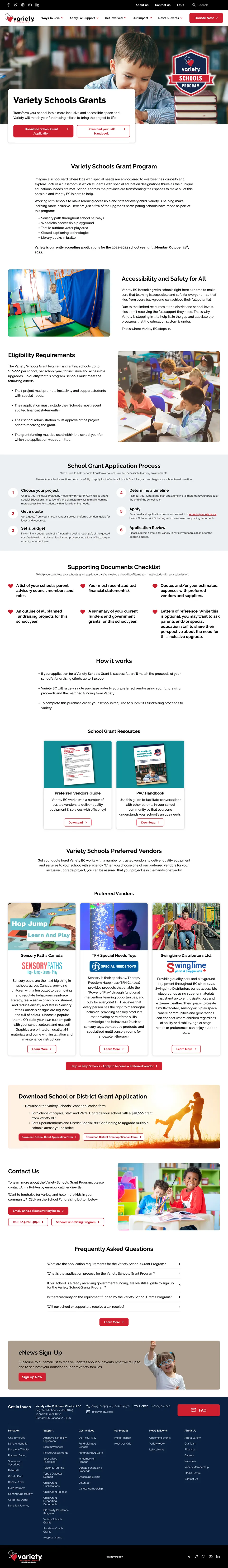 Variety.bc.ca Redesign (image 6)