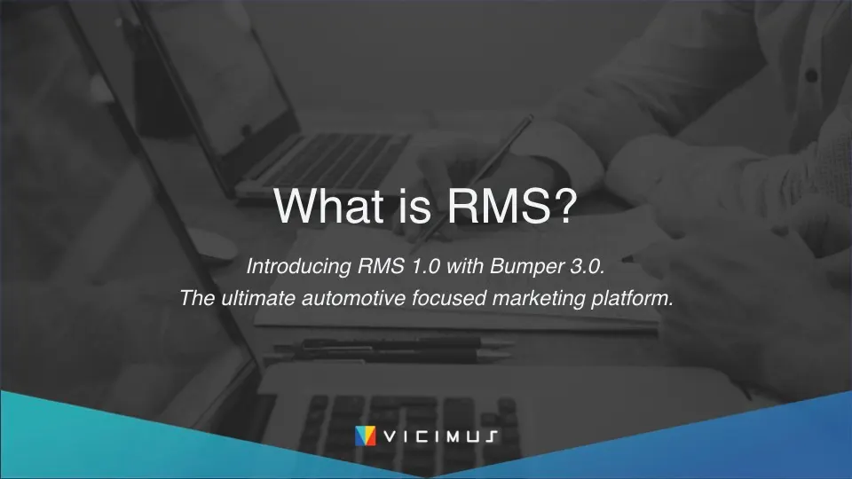 RMS – Revenue Marketing Suite